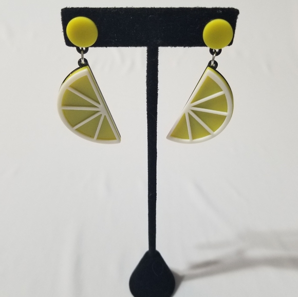 2 For 20 Lemon Acrylic Earrings - Picture 3 of 3